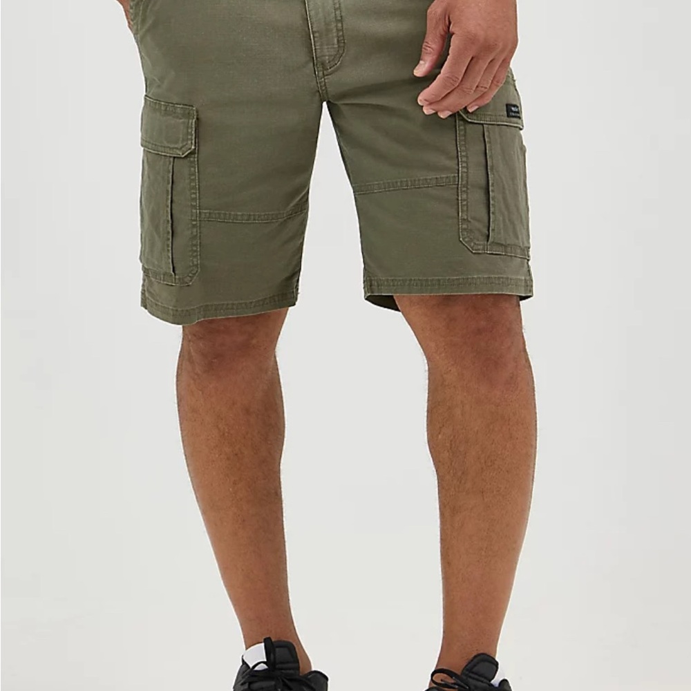 Wrangler Men's Big & Tall Relaxed Fit Cargo Shorts - Olive